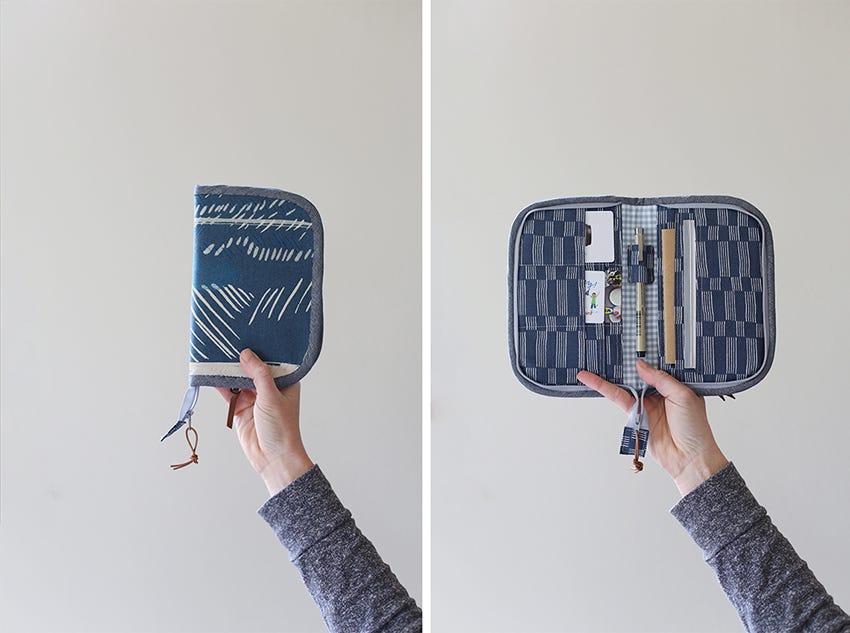 Zakka Style Zip Organizer for me! - Noodlehead Zakka Style Zip Organizer for me! - Noodlehead