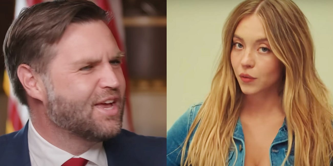 JD Vance Mocks Democrats' Unhinged Response to Sydney Sweeney "Genes" Ad