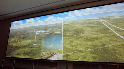 The Stonehenge Visitor Centre has an excellent display both physical and digital to tell the story of Stonehenge.