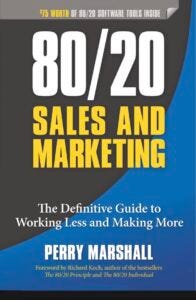 book cover 80-20 Sales and Marketing book cover 80-20 Sales and Marketing