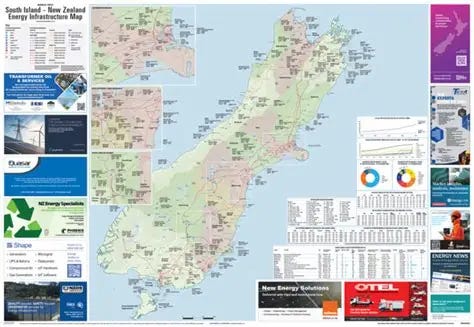 New Zealand Energy Infrastructure Map – South Island | Freeman New Zealand Energy Infrastructure Map – South Island | Freeman