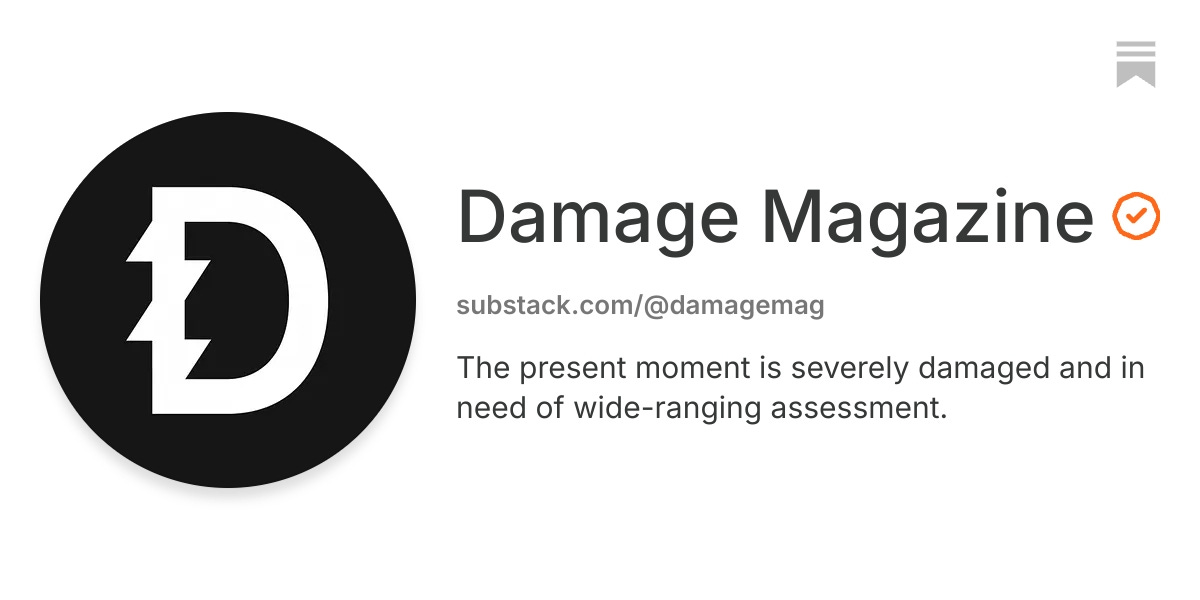 Damage Magazine | Substack