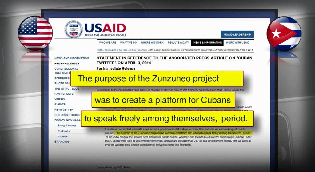 Why was USAID involved in creating a Twitter-style platform in Cuba? | Washington Week with The Atlantic Why was USAID involved in creating a Twitter-style platform in Cuba? | Washington Week with The Atlantic