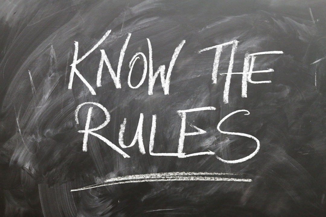 Learning the "Rules of the Game"
