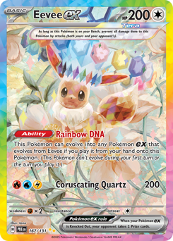 Eevee ex — Prismatic Evolutions, 167/131