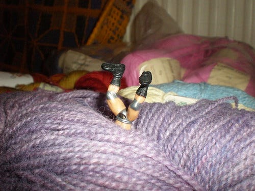 WWE's HHH takes a tumble into Purple Yarn WWE's HHH takes a tumble into Purple Yarn