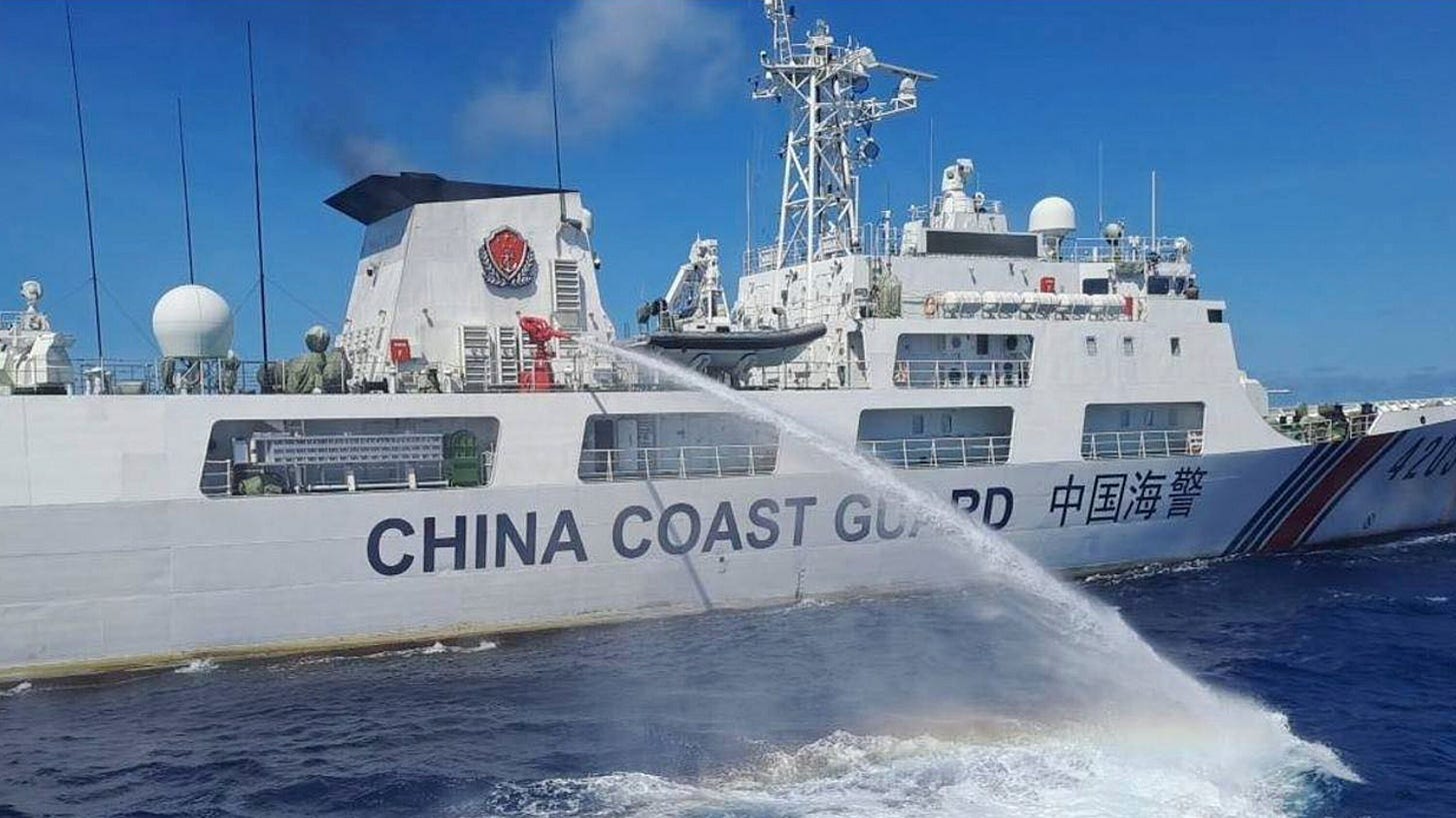 Philippine Coast Guard Meets Chinese Blockade