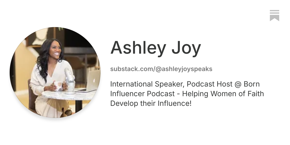 Ashley Joy | Substack