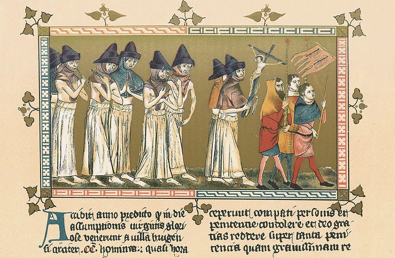 File:The flagellants at Doornik in 1349.jpg