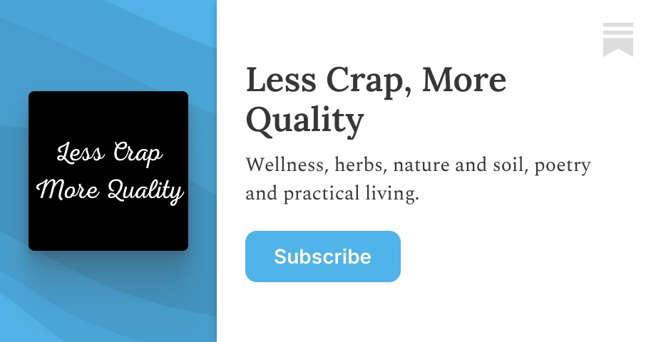 Less Crap, More Quality | Jason Brazil | Substack