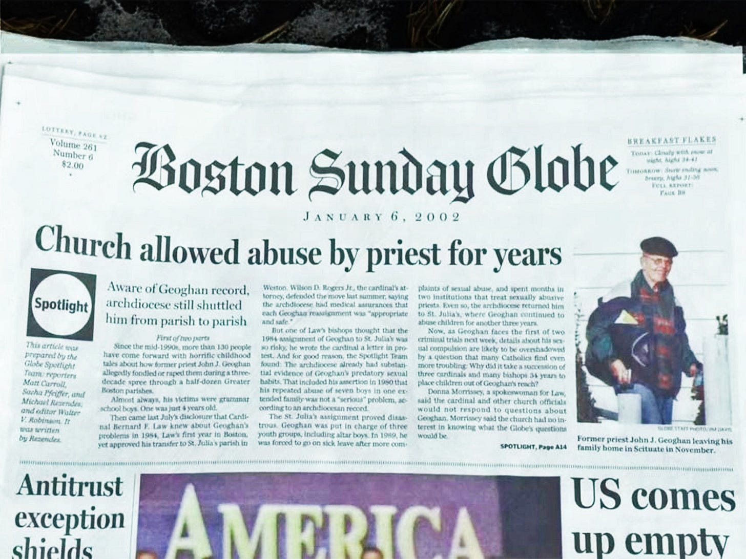 Revelations: the day the story was broken by the Globe's Spotlight team Revelations: the day the story was broken by the Globe's Spotlight team