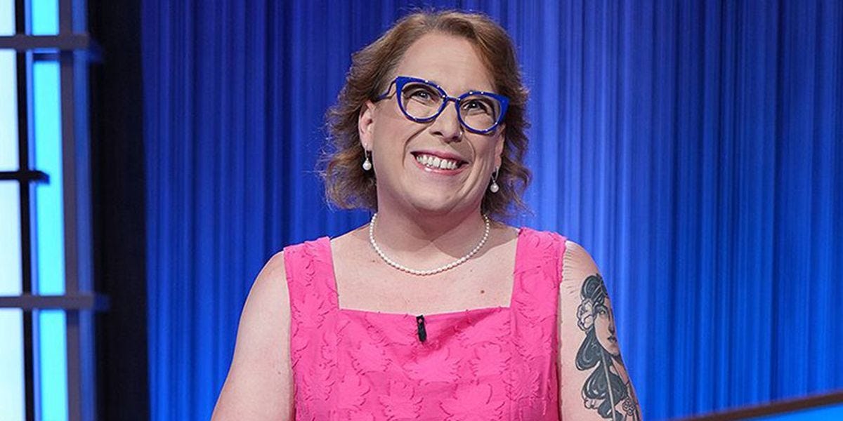 Amy Schneider's Book Will Focus on What She Learned Making Trans History on  'Jeopardy!'