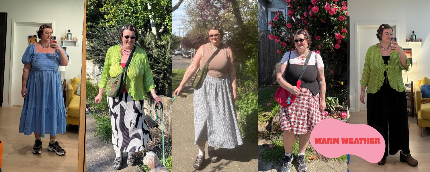 What I Wore: April '26  - by Han Goldstein - Han Made