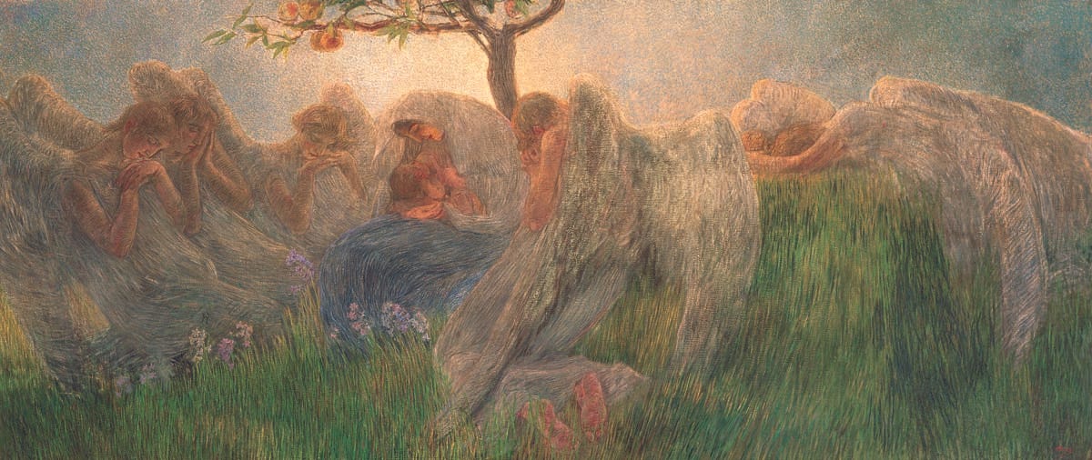 Gaetano Previati - Maternité (1891)
