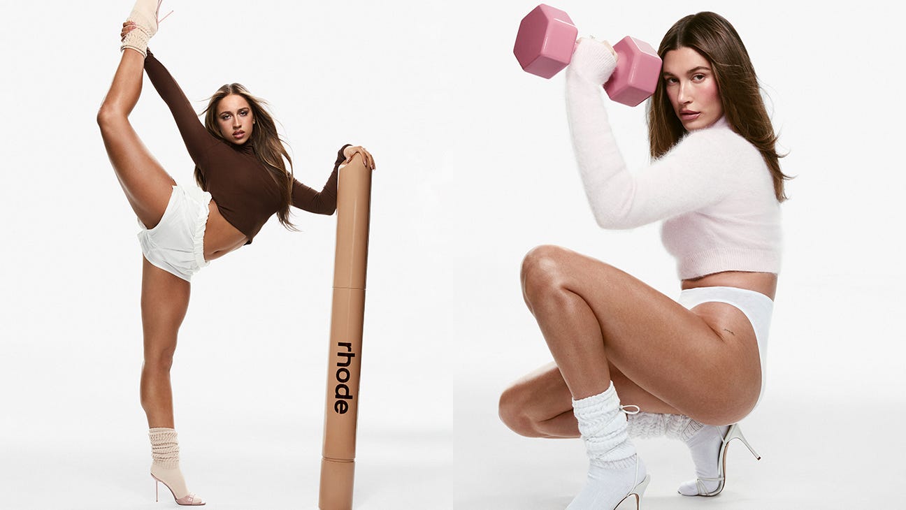 Rhode Peptide Lip Shape Launch 2025 With Hailey Bieber and Tate McRae