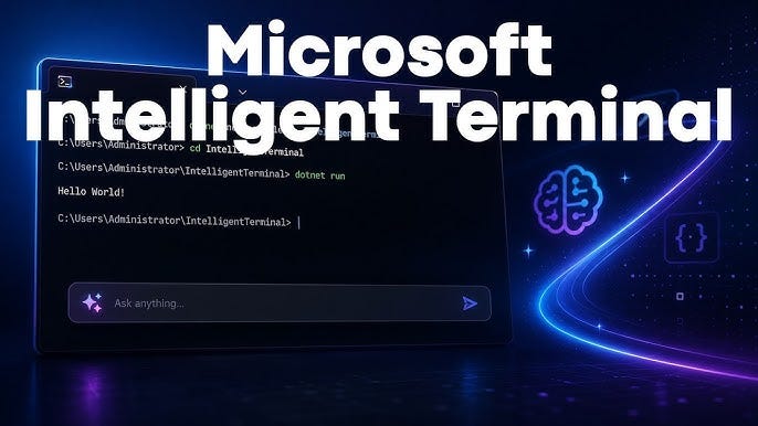 Microsoft Intelligent Terminal Adds AI Workflows to the Command Line -  YouTube