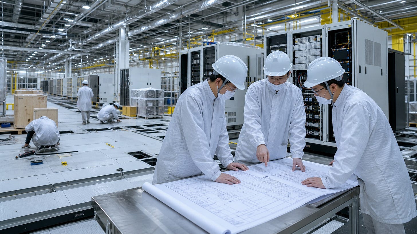 情境圖:500 億 capex 不只是數字,而是無塵室、測試設備、折舊與客戶承諾同時落地(圖:WiseUp AI 情境圖) 情境圖:500 億 capex 不只是數字,而是無塵室、測試設備、折舊與客戶承諾同時落地(圖:WiseUp AI 情境圖)