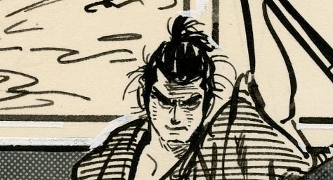 Original manga artwork by Goseki Kojima.