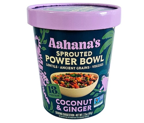 Aahana’s Coconut & Ginger Sprouted Power Bowl Aahana’s Coconut & Ginger Sprouted Power Bowl