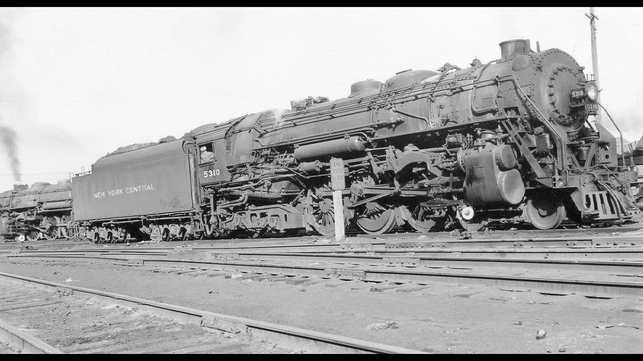 New York Central Hudson Steam Locomotive - YouTube