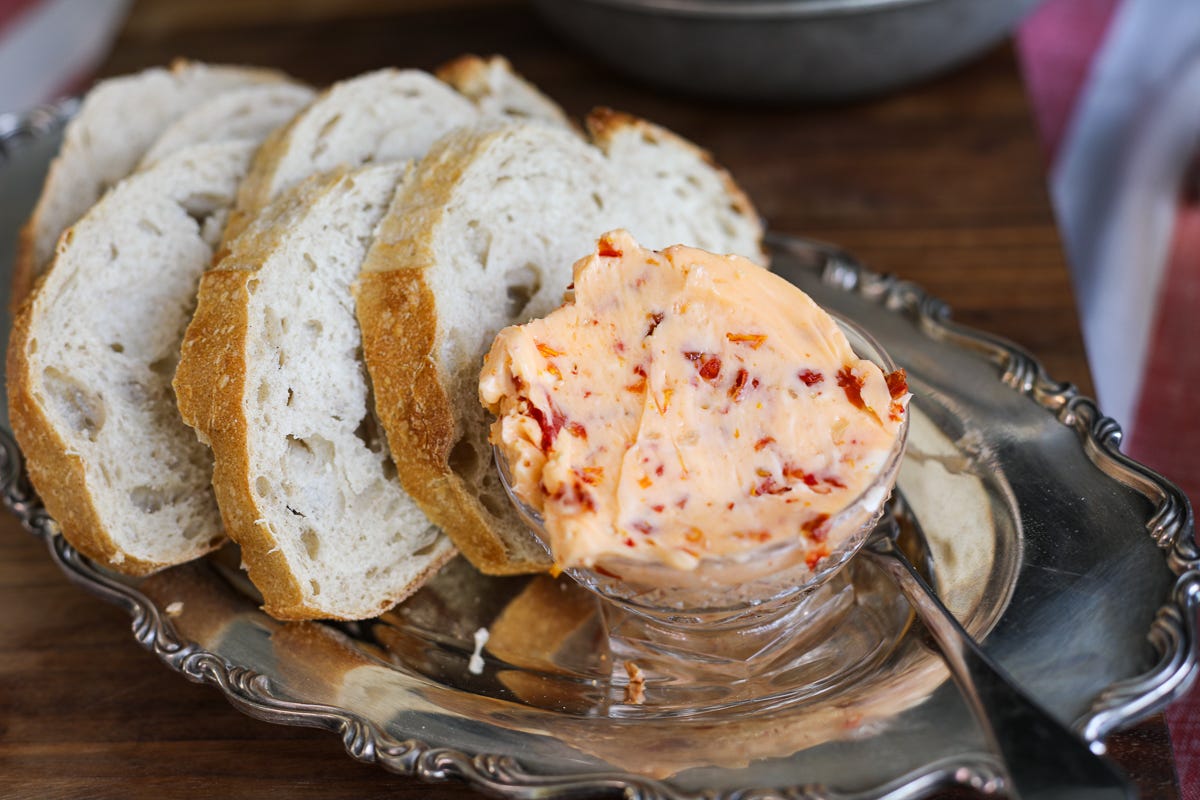 sun-dried tomato compound butter.