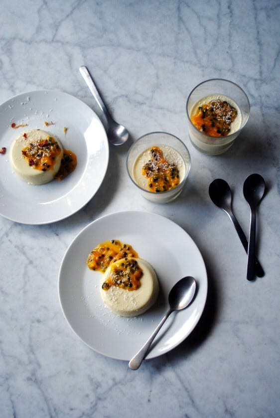 panna cottas