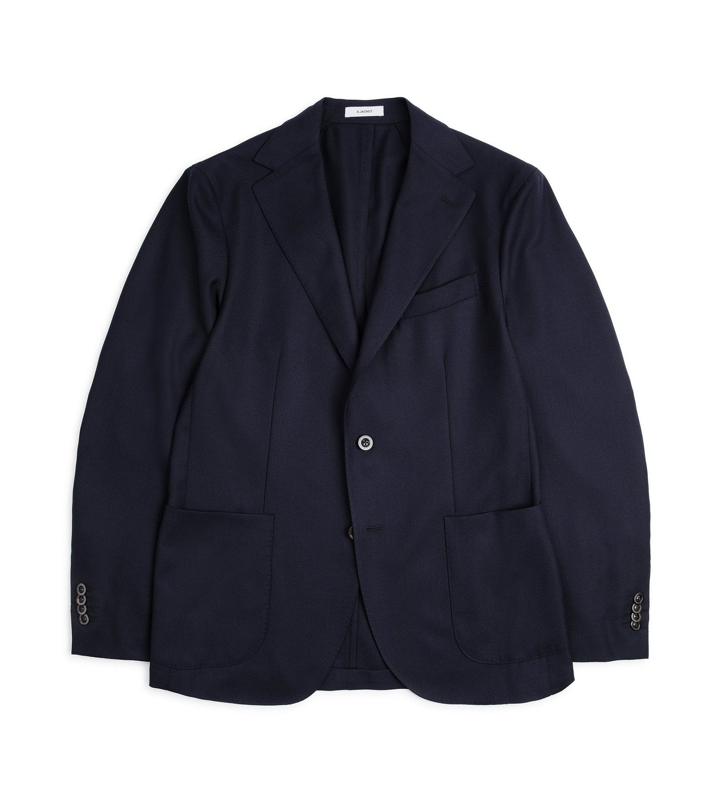 Boglioli for Trunk Wool Hopsack K Jacket: Navy - Trunk Clothiers Boglioli for Trunk Wool Hopsack K Jacket: Navy - Trunk Clothiers