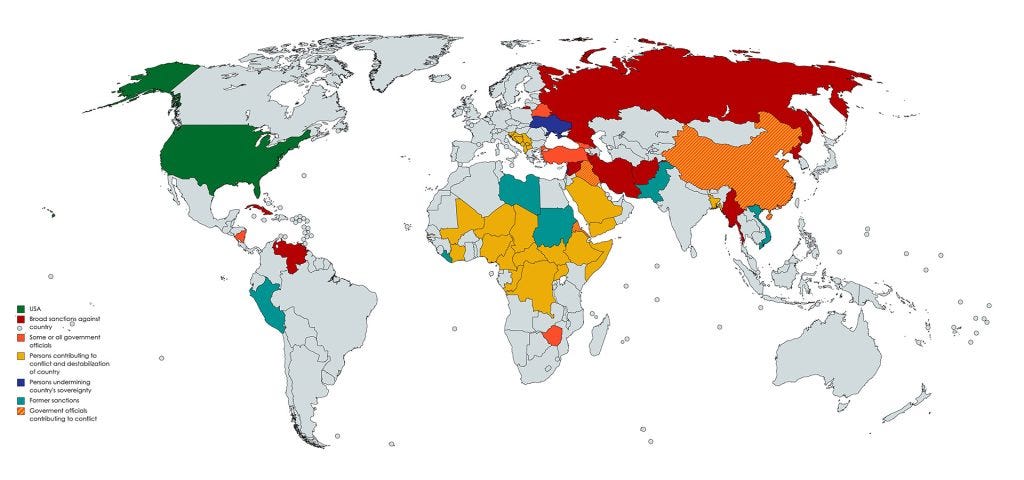 sanctions map US