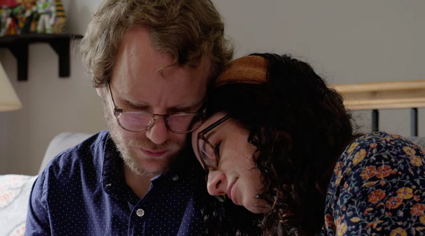 Gabe and Liz Rutan-Ram in a still from a campaign ad from Americans United for the Separation of Church and State. (YouTube) Gabe and Liz Rutan-Ram in a still from a campaign ad from Americans United for the Separation of Church and State. (YouTube)