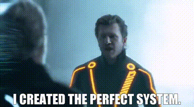 YARN | I created the perfect system. | TRON Legacy | Video clips by quotes  | 8c9fa7e5 | 紗