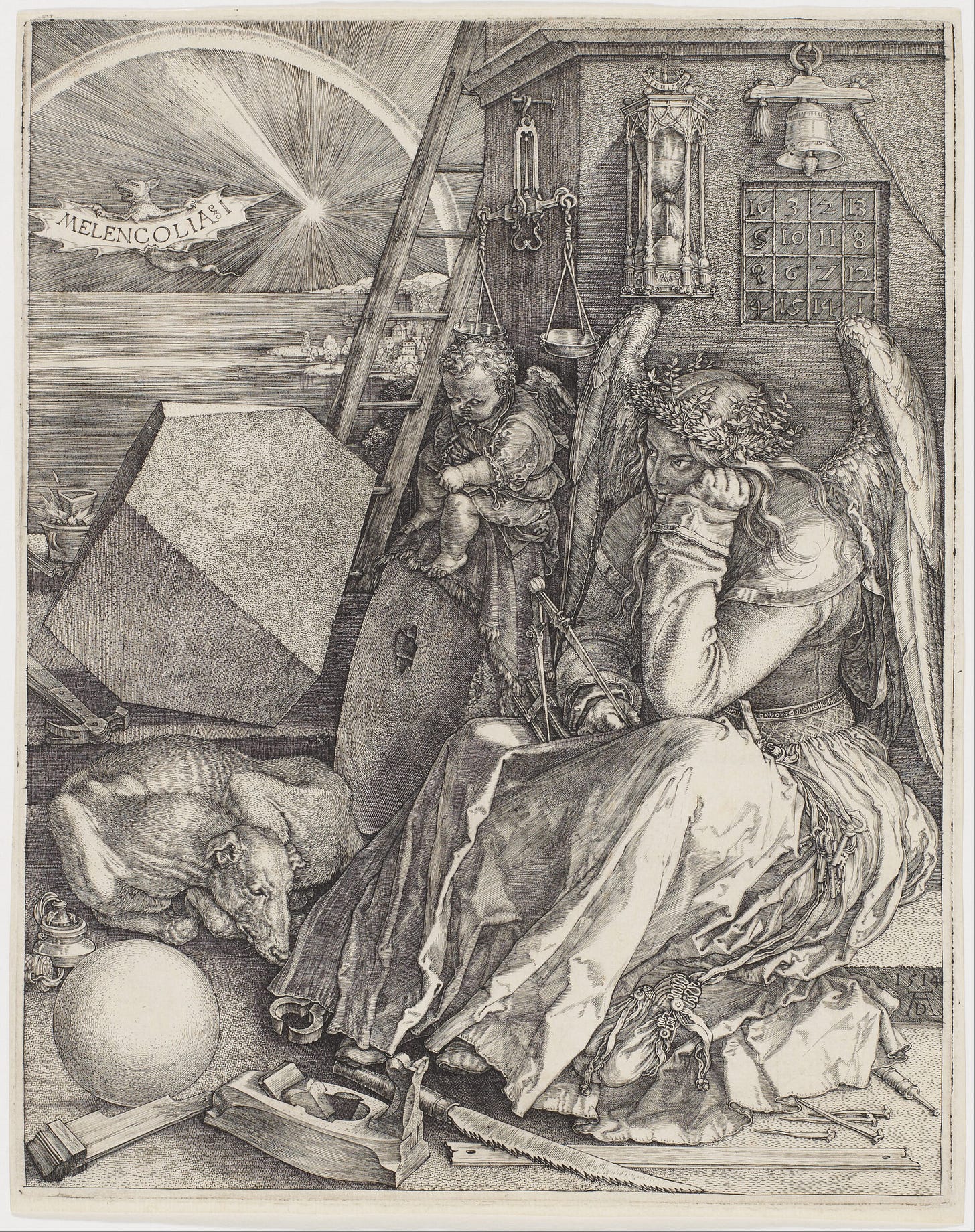 Melancholy I - Albrecht Durer - 1514