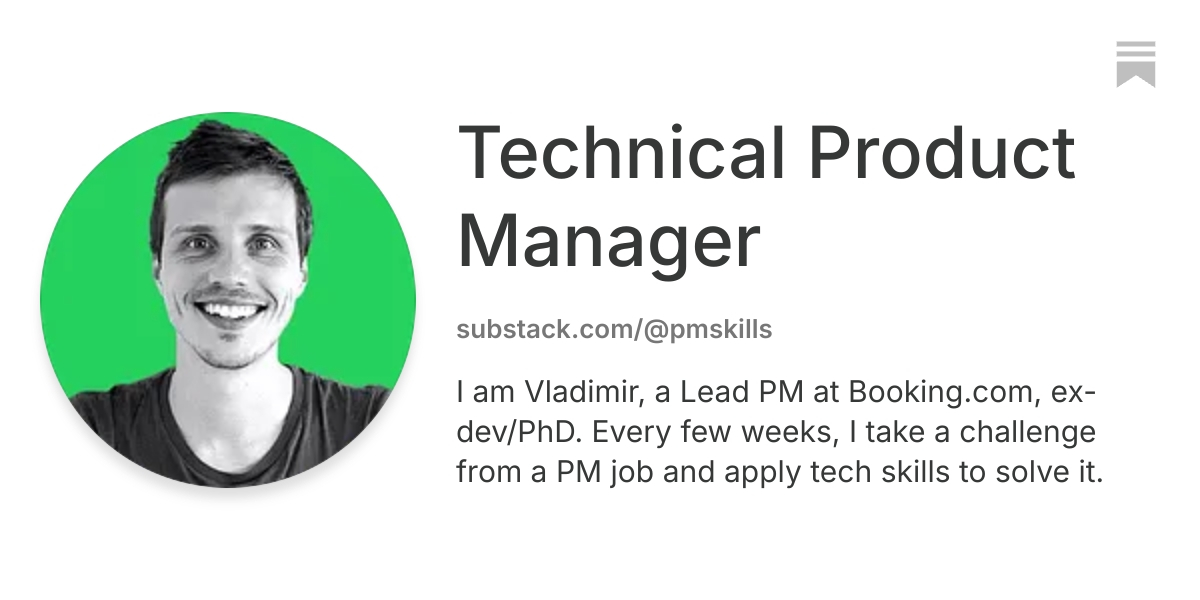 Technical Product Manager | Substack