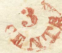Chicago "3 Cents" exchange marking