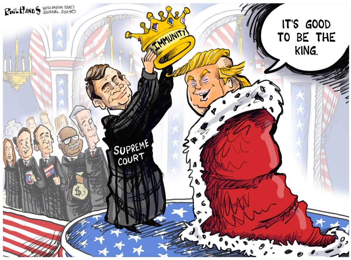 Supreme Court crowns Donald Trump with immunity Supreme Court crowns Donald Trump with immunity
