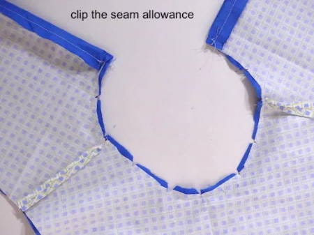 Clip the Curved Seam Allowance Clip the Curved Seam Allowance