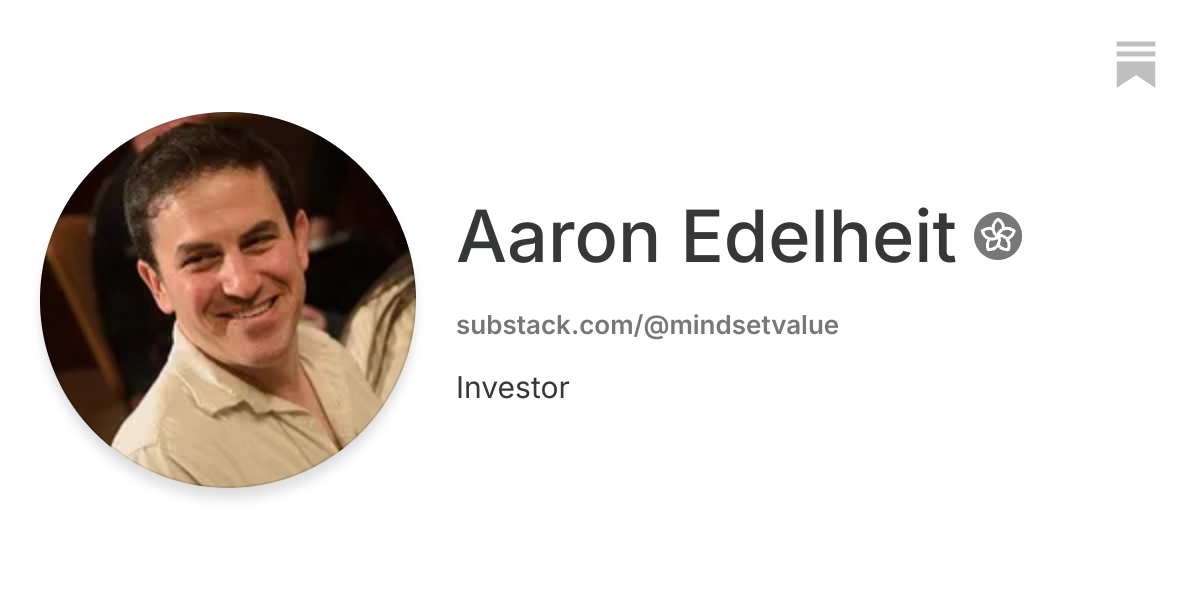 Aaron Edelheit | Substack