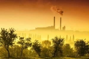 polluted skies