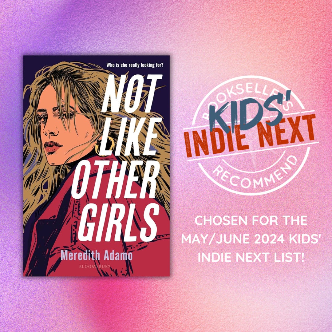 Kids' Indie Next announcement graphic