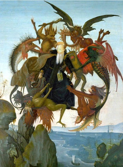 Michelangelo - The Torment of Saint Anthony