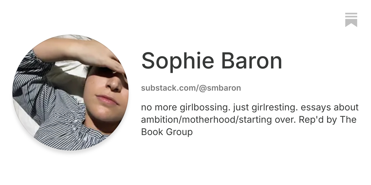 Sophie Baron | Substack