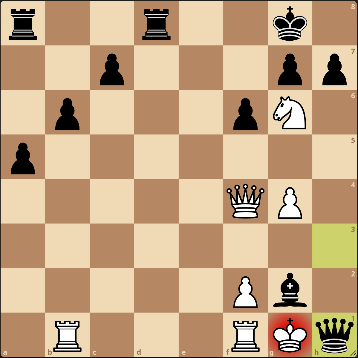 A screenshot of a digital chessboard