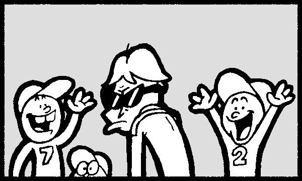 Coach Thoddle and his team of little lameoids