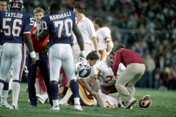 joe theisman bone pop out worst football injury ever 2015 joe theisman bone pop out worst football injury ever 2015