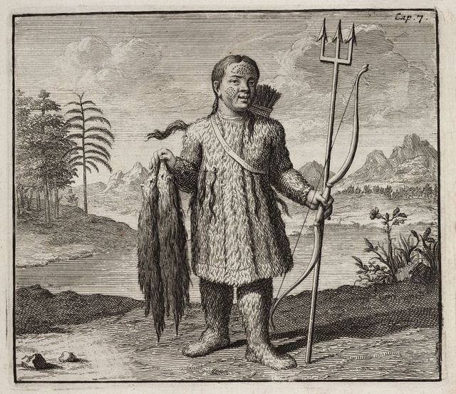 Siberian fur hunter