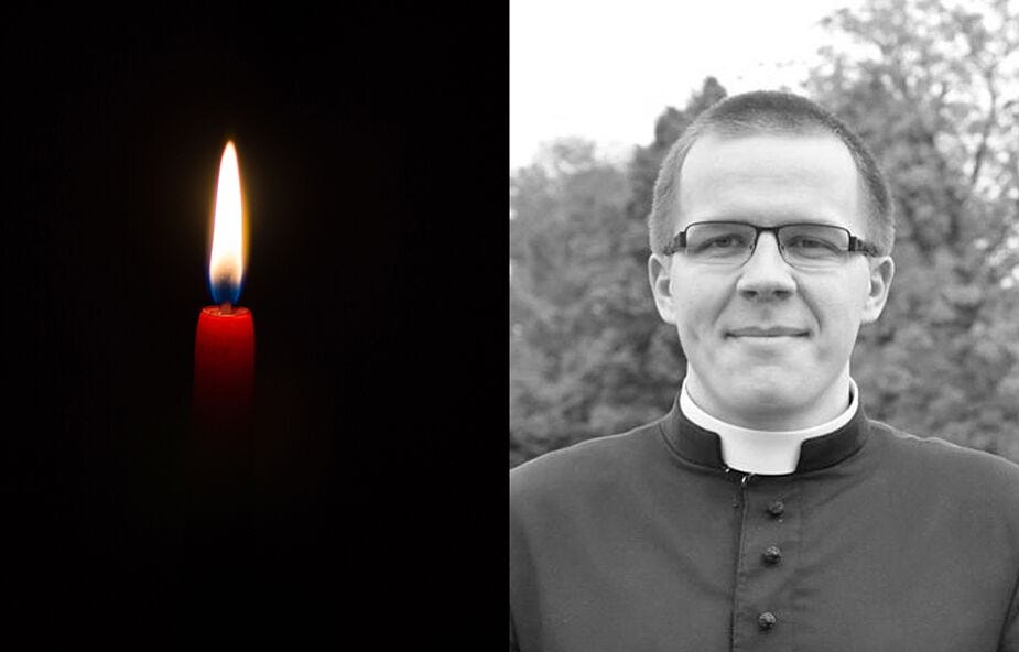 Nie żyje ks. Piotr Wąż. Miał tylko 33 lata, zmarł nagle Nie żyje ks. Piotr Wąż. Miał tylko 33 lata, zmarł nagle