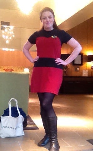 Me in my Star Trek Costume Me in my Star Trek Costume