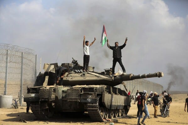 Hamas surprise attack out of Gaza stuns Israel and leaves hundreds dead in  fighting, retaliation | AP News