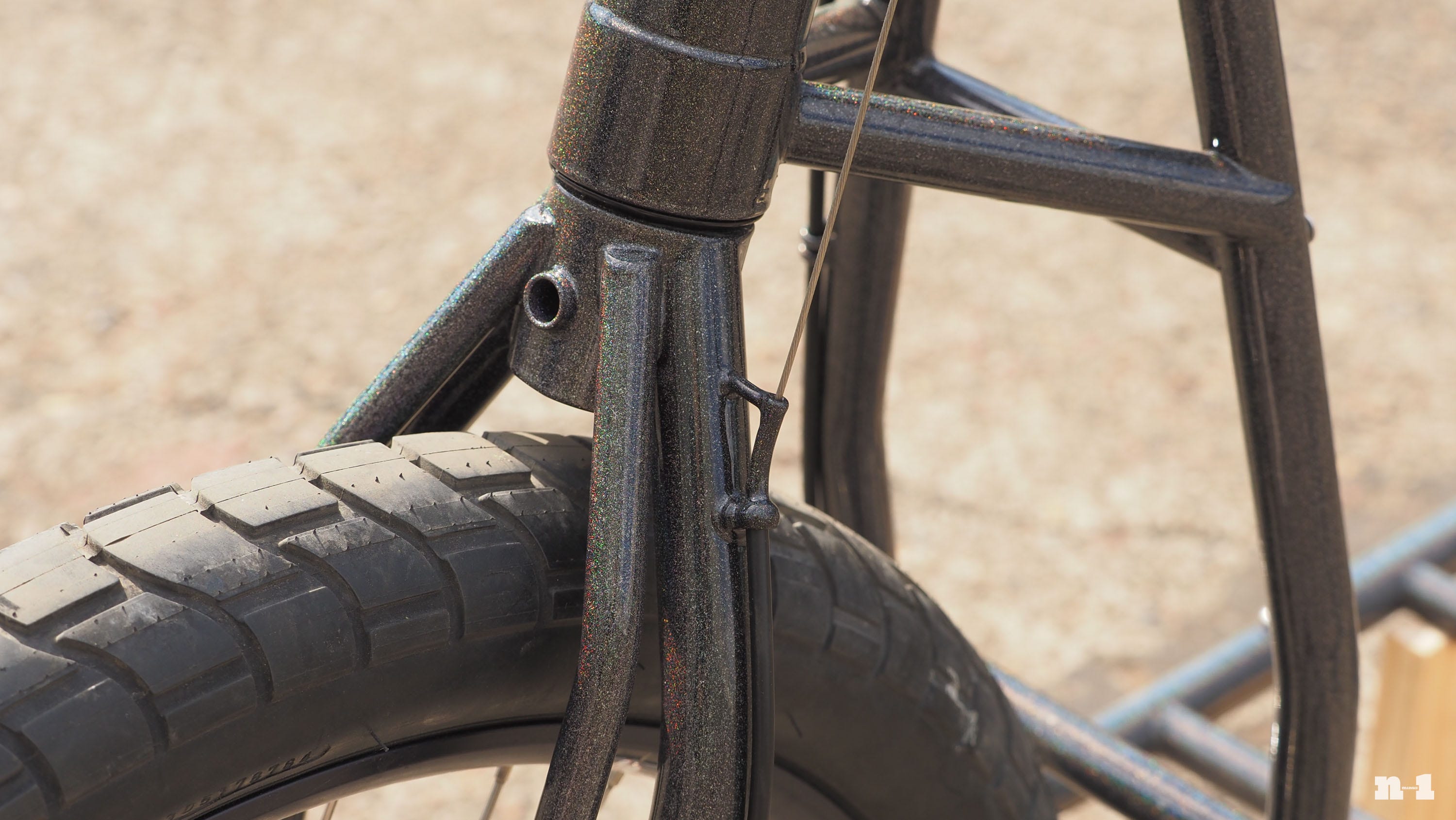 Brulé Bicycles tall bike fork crown