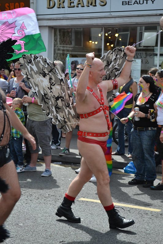 two images from Brighton Pride 2011