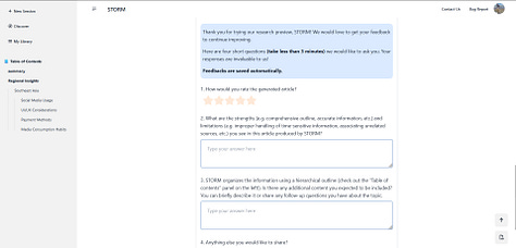 Storm from Stanford University AI generated articles